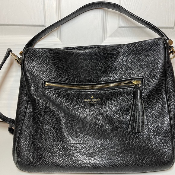 Black Kate spade cross body tote bag - Picture 1 of 2